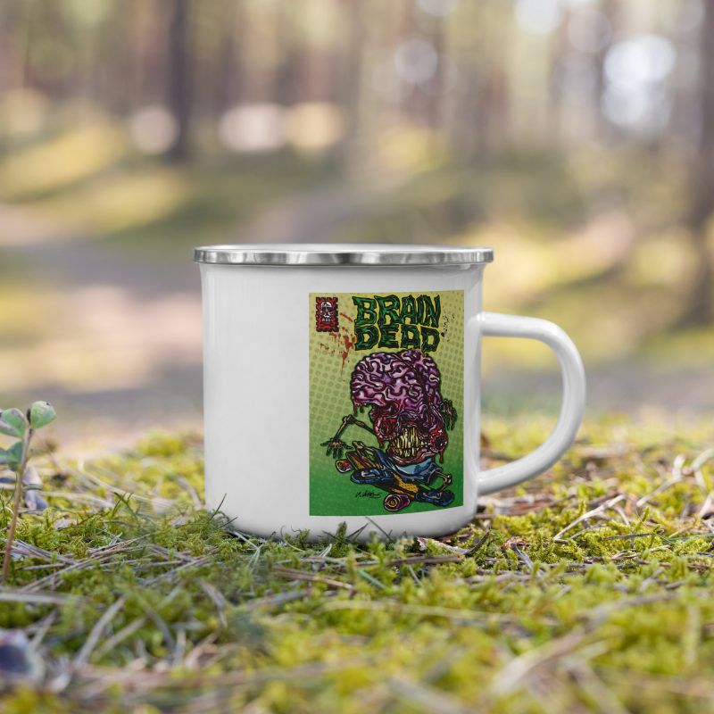 BRAIN DEAD ENAMEL MUG
