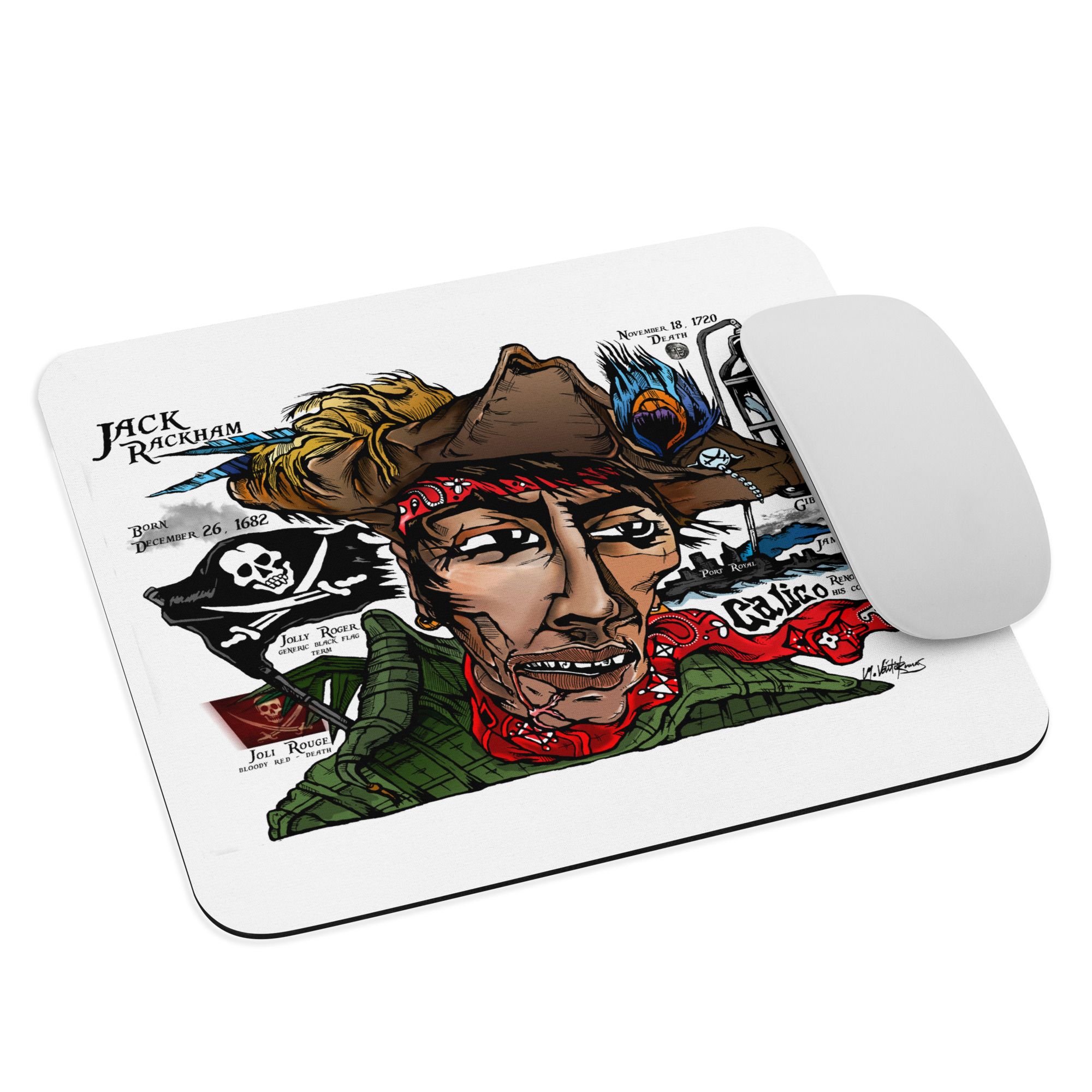 Jack Rackham Mouse pad